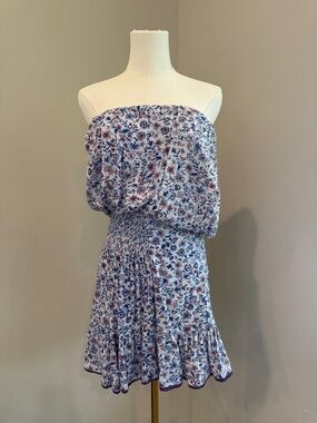 Poupette St. Barth Strapless Ambra Beach Dress